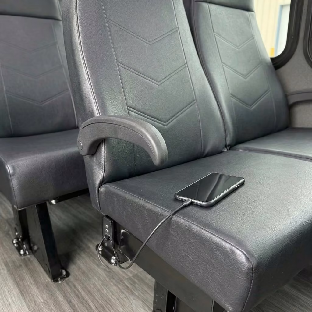 lawndale 15 passenger minibus usb charging