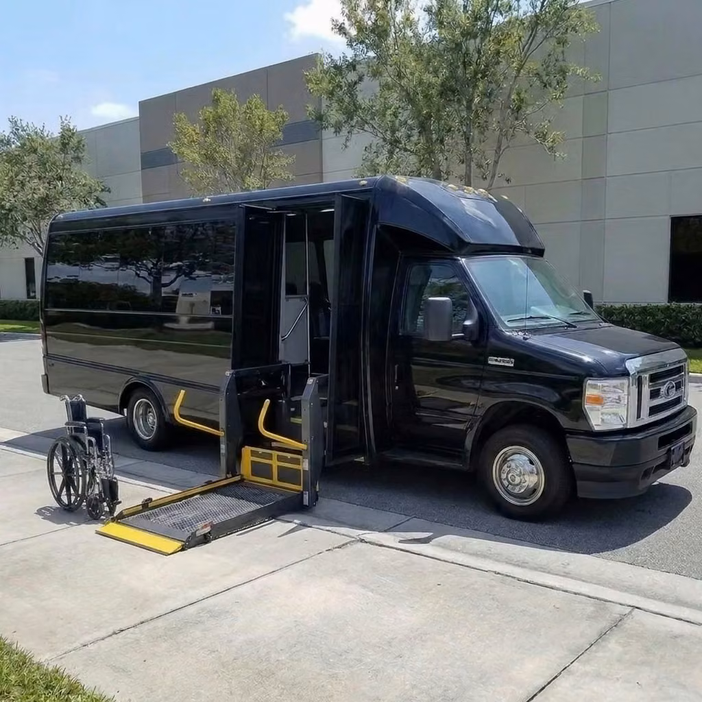 lawndale 18 passenger minibus wheelchair lift