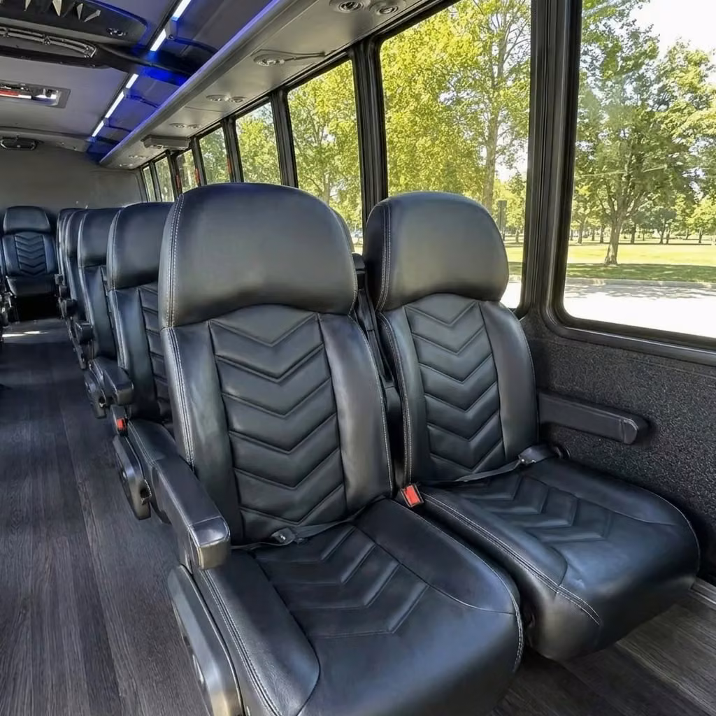 lawndale 28 passenger minibus seating