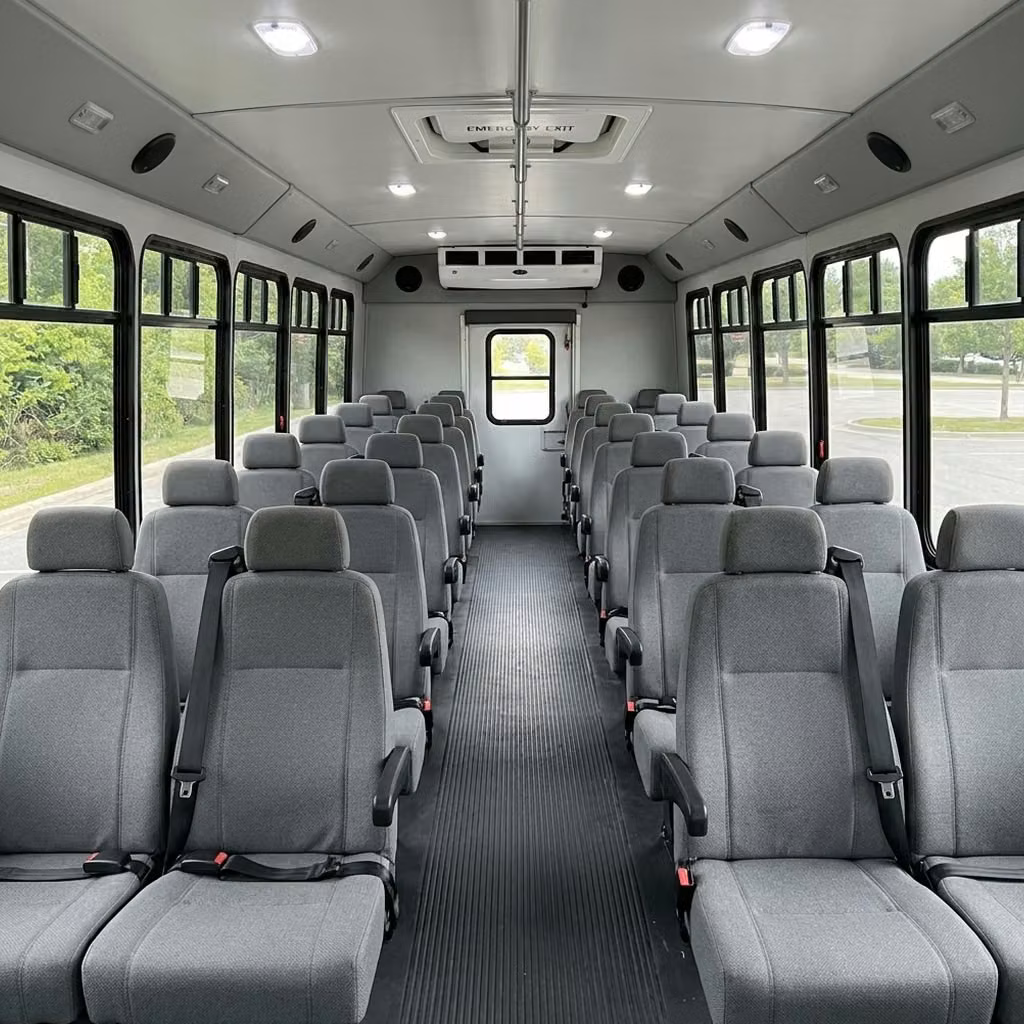 lawndale 30 passenger minibus seating