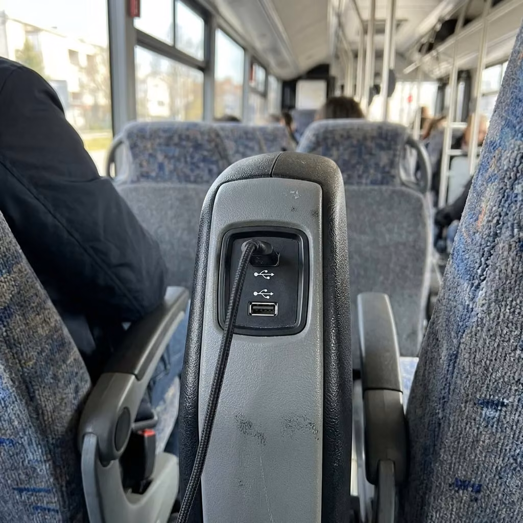 lawndale 30 passenger minibus usb charging