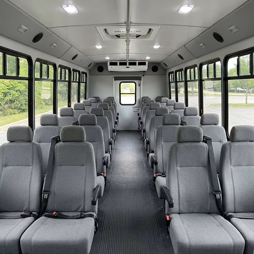 lawndale 35 passenger minibus seating