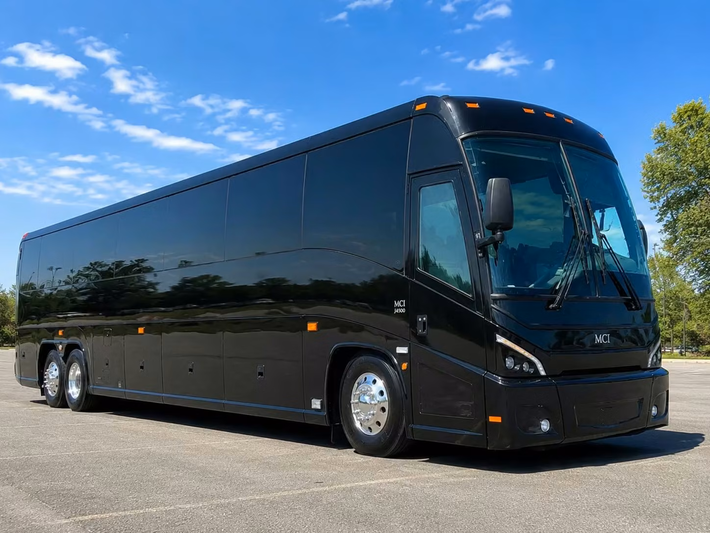lawndale 56 passenger charter bus rental