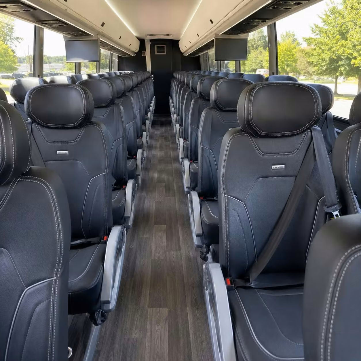 lawndale charter bus interior 1
