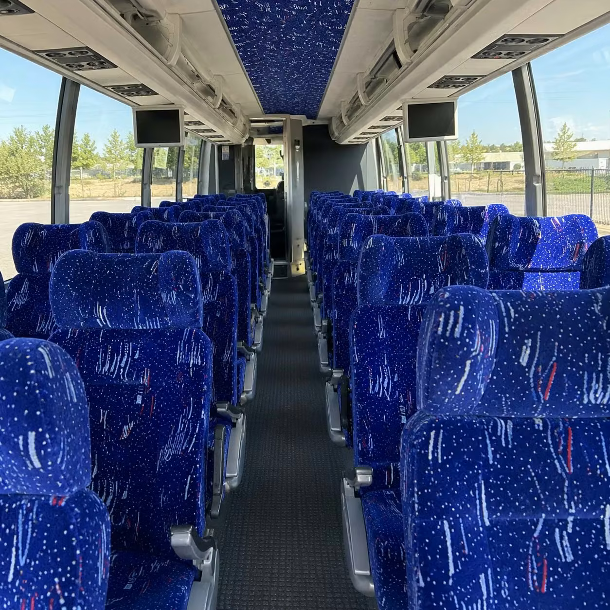lawndale charter bus interior 3