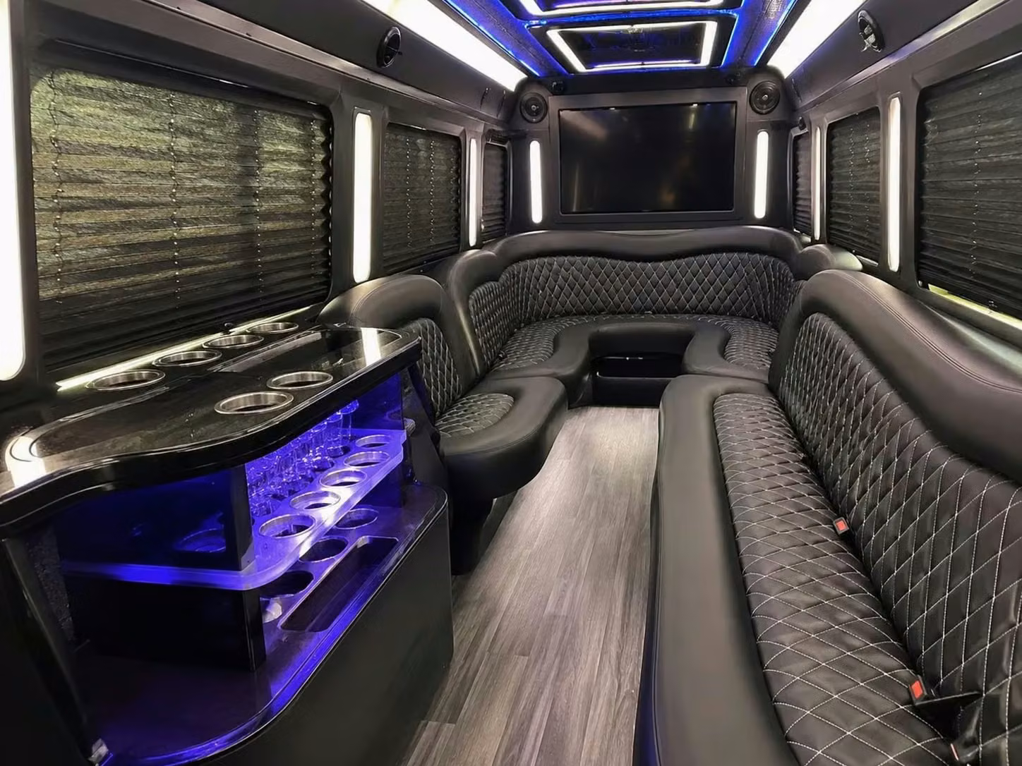 lawndale party bus bar area