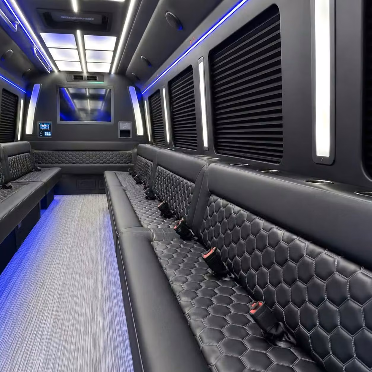 lawndale party bus party lighting
