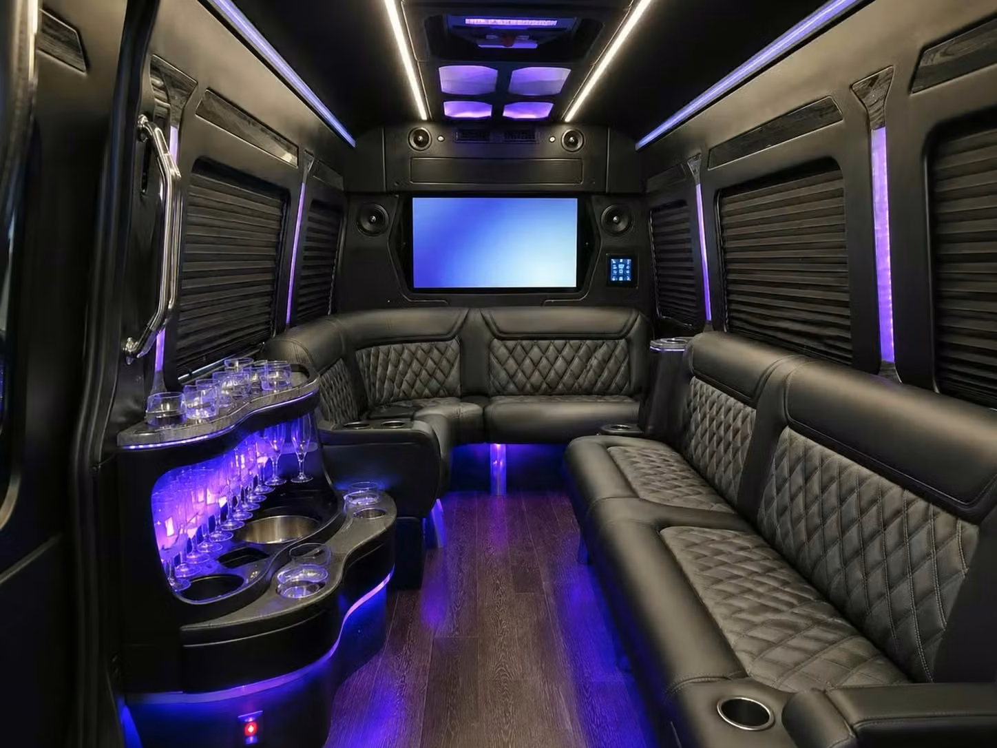 lawndale party bus smart tvs