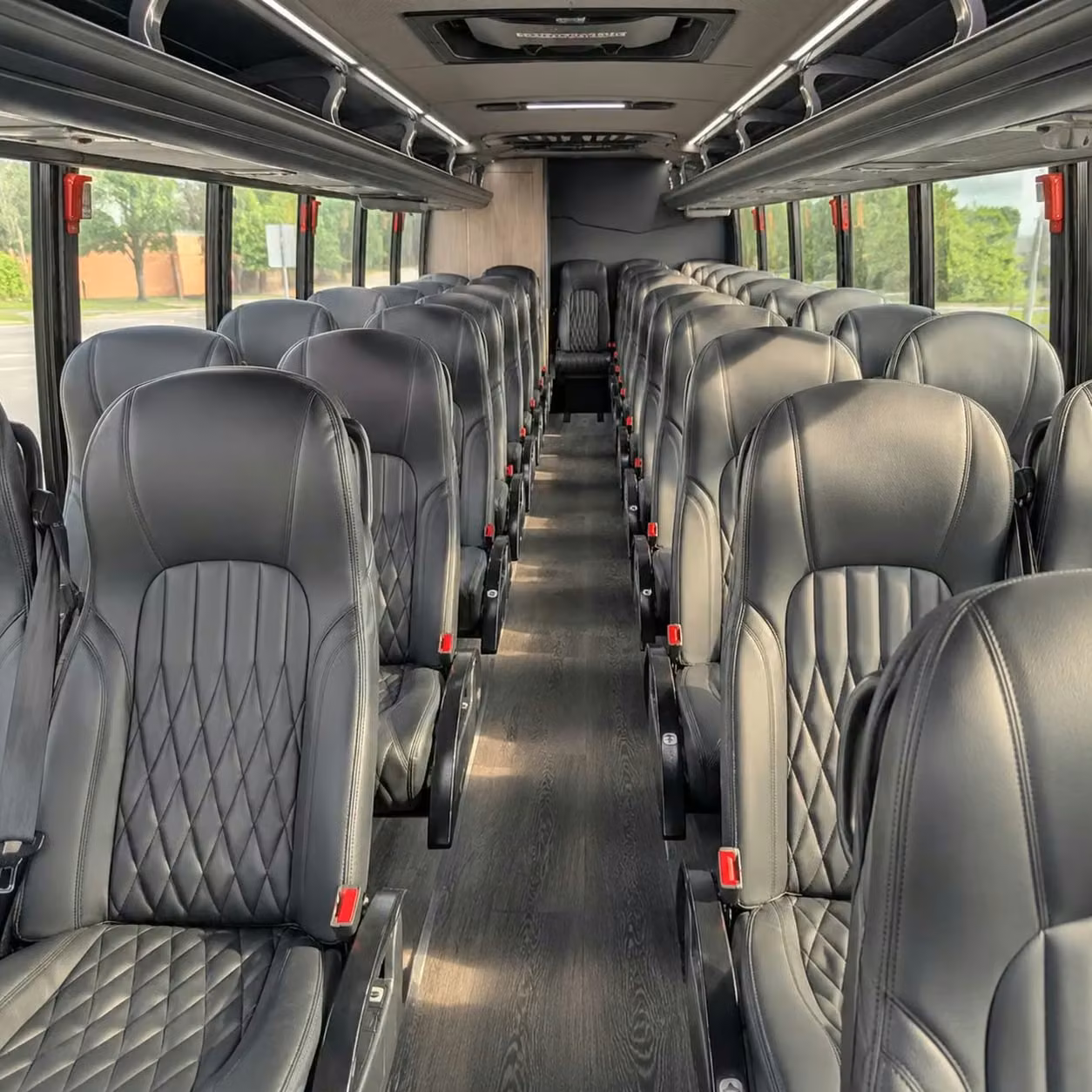 30 passenger minibus interior
