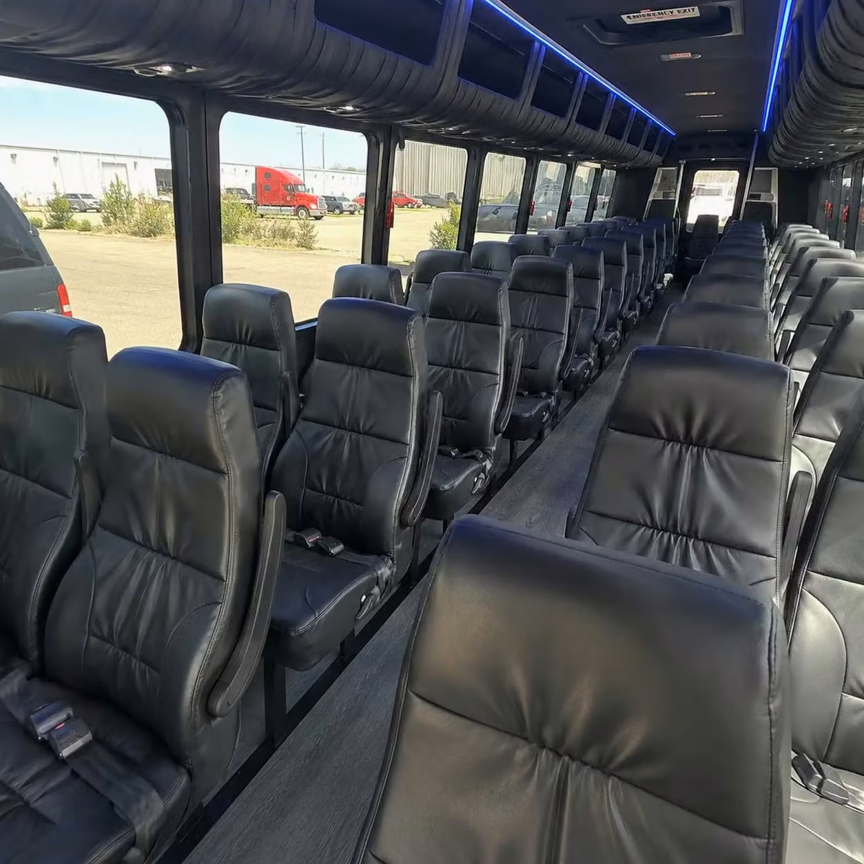 35 passenger minibus inside